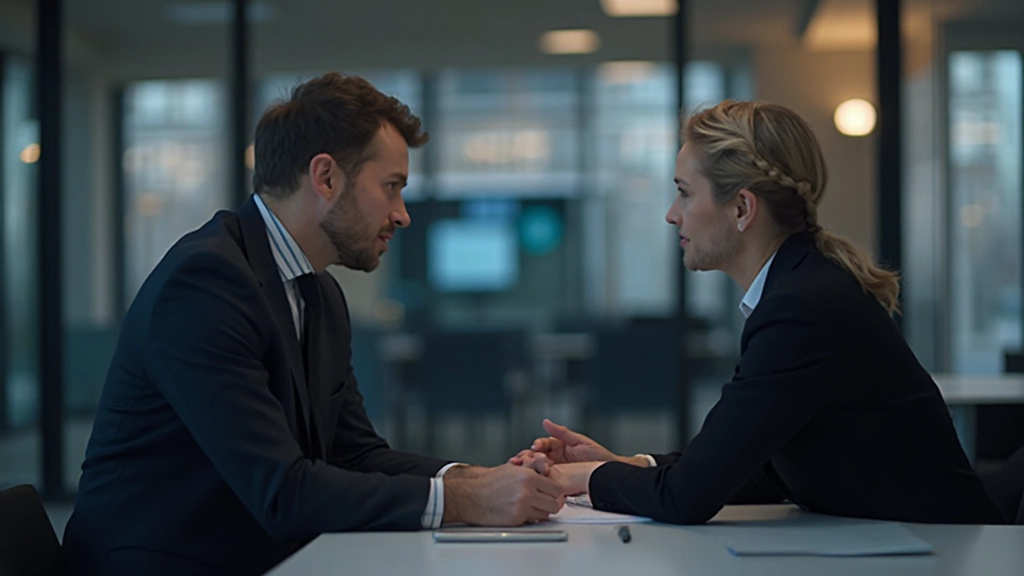 Professional consulting on cybersecurity strategy in business meeting